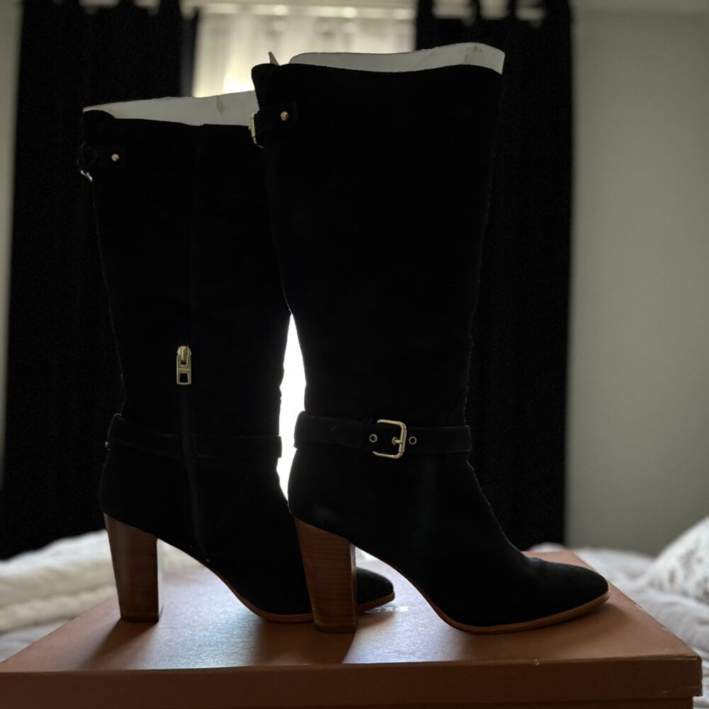 Coach Beverly Calf Suede Boot EUC